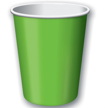 Solid Citrus Green Party Cups