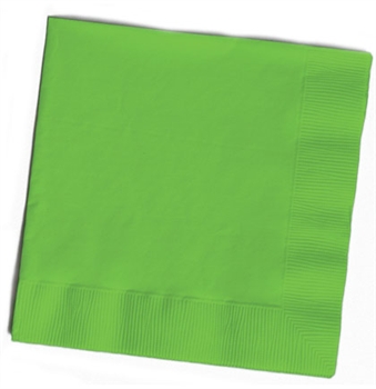 Solid Citrus Green Cocktail Napkins