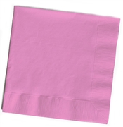 Solid Light Pink Cocktail Napkins