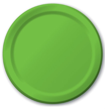 Solid Citrus Green Dessert Plates