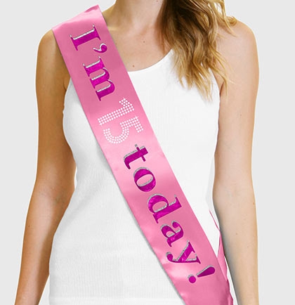 I'm 15 Today! Birthday Sash | Sweet 16 Party Store