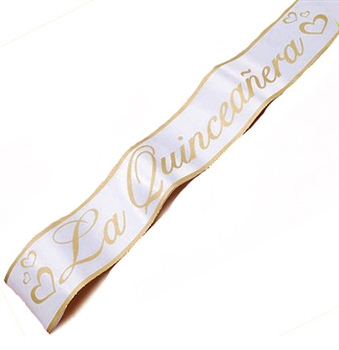 Elegant Quinceanera Sash