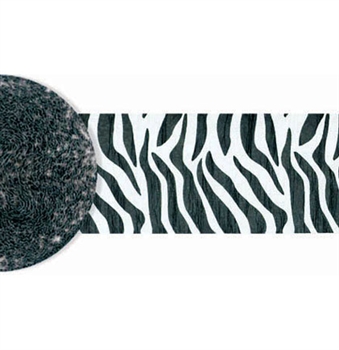 Black & White Animal Print Party Streamer