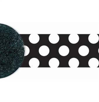 Black & White Polka Dot Party Streamer