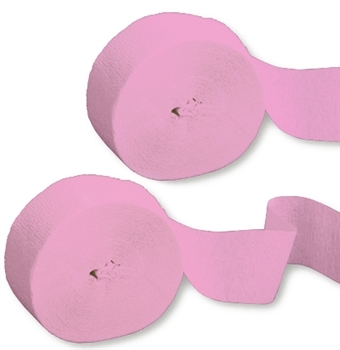 Set of 2 Light Pink Party Streamers