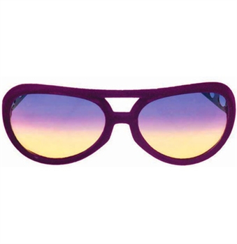 Purple Velvet Rocker Sunglasses